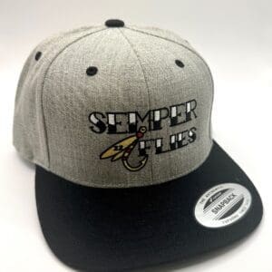 Gray and black cap with 'St. Peter Saints' logo embroidered on front.